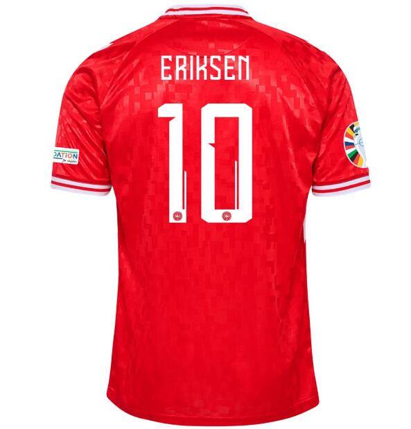 (image for) Eriksen #10 Denmark Home Jersey Euro 2024